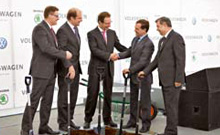 Volkswagen Group lays foundation stone for new engine plant in Russia (photo)